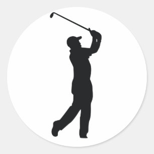 Golf Runt Klistermärke