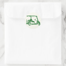 Golf Runt Klistermärke