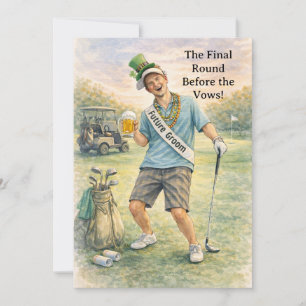 Golf Sällskapsfest Firande Inbjudningar