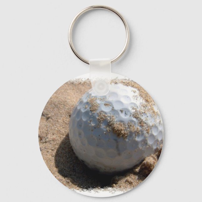 Golf Sandgrop Nyckelring (Framsida)