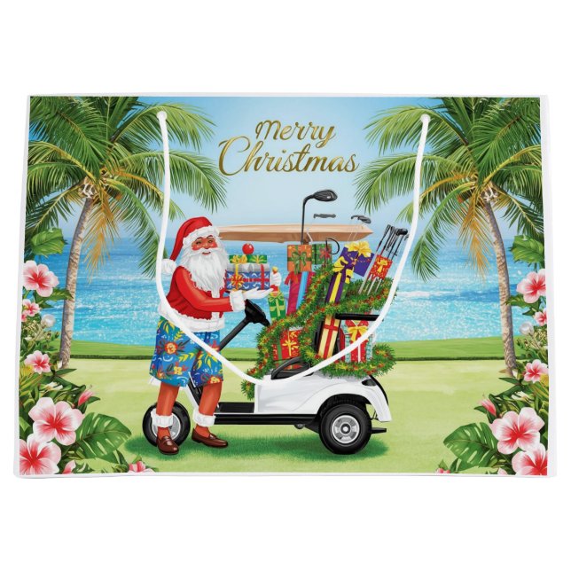 Golf Santa Golfing Tropical Christmas Celebration  (Framsidan)