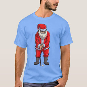 Golf Santa Tee Golfer-julen Klubb Hat Boll, Xma
