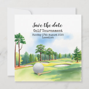 Golf Save date Golf Tournament Meddelande