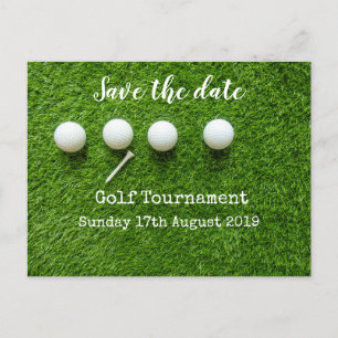 Golf Save date Golf Tournament Meddelande Vykort