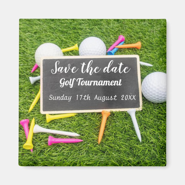 Golf Save date Golf Tournamin with ARS Magnet (Framsidan)