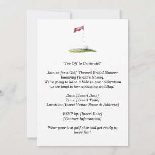 Golf Save the date Golf Tournament bjudande in Inbjudningar