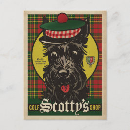 Golf Scotty's Shop Vykort