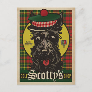 Golf Scotty's Shop Vykort