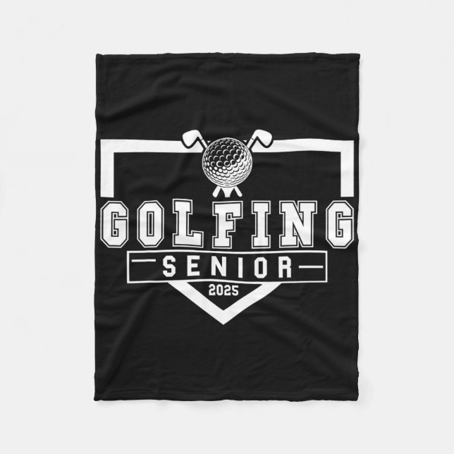 Golf Senior Night Golf Senior 2025 Examen 6  Fleecefilt (Framsidan)