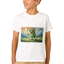 Golf shirt monster 