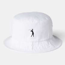 Golf Siluett Hink Hatt Minimal Stil för Män