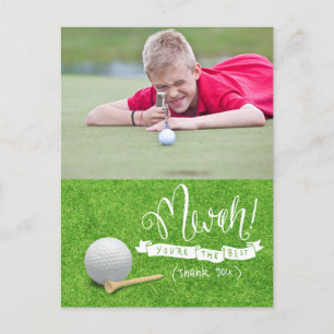 Golf Skapa ditt eget tackkort Vykort