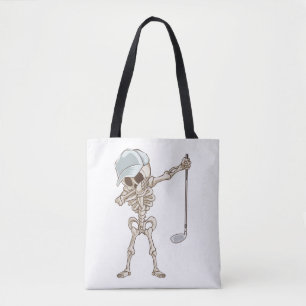 Golf Skeleton Tygkasse