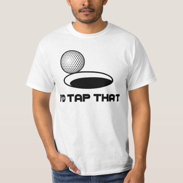 Golf skulle jag klapp det tee shirt (Framsida)
