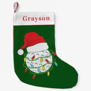 Golf Small jul Stock Liten Julstrumpa