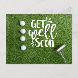 Golf Snart frisk igen Vykort