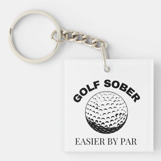 Golf Sober Easier by Par Funny Golfing Quote (Framsidan)