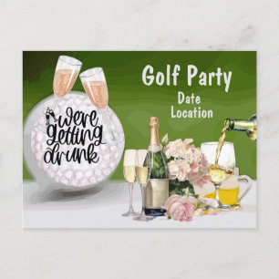 Golf Spara datum för möhippa Vykort