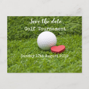 Golf Spara datum Golfturnering Meddelande Vykort