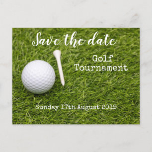 Golf Spara datum Golfturnering Meddelande Vykort