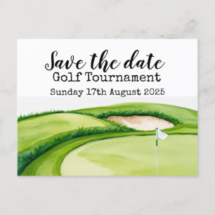 Golf Spara datum Golfturnering Meddelande Vykort