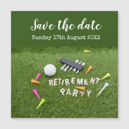 Golf Spara datumet Golf pension party på grönten