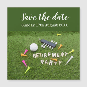 Golf Spara datumet Golf pension party på grönten