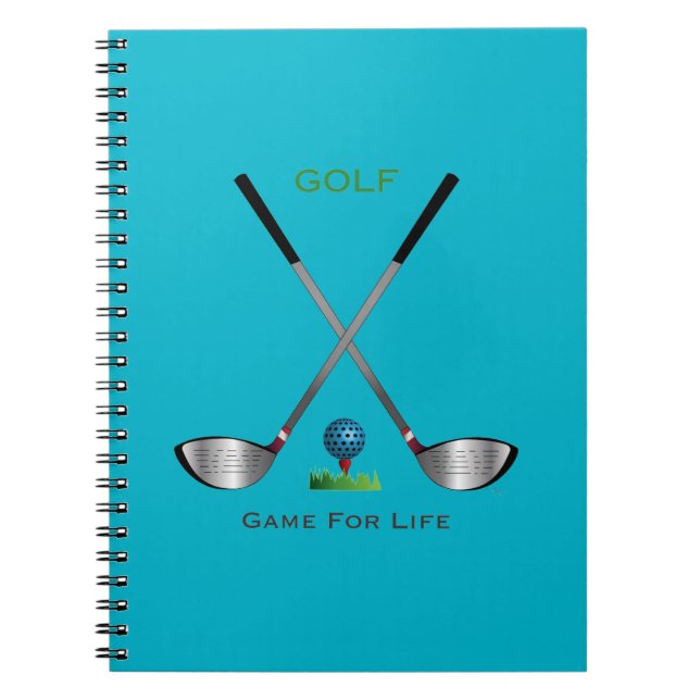 GOLF - spel för livet Anteckningsbok (Framsidan)