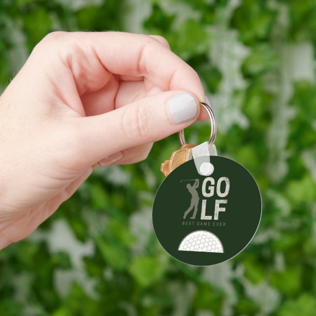 Golf Sport Bästa spelet någonsin för golfer och tr Nyckelring (Hand)
