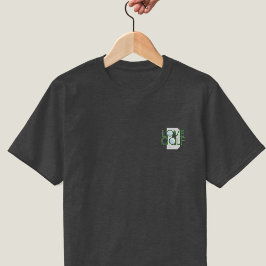 Golf Sport Fickmonogram Golfande Pappa T-Shirt