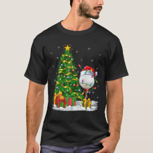 Golf Sports Älskare Matching Santa Hat Golf Boll C T Shirt