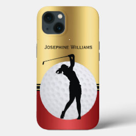 Golf Sports Emphasis Elegant Telefonväska, hona