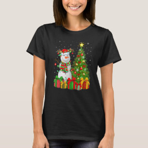Golf Sports Lighting Julafton Träd Snögubbe Golf K T Shirt