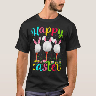 Golf Sports Påskägg Bunny Golf Glad påsk T Shirt