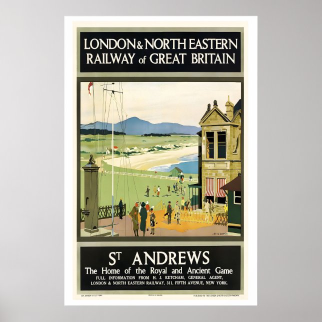 Golf St Andrews Hem för The Royal and Ancient Poster (Framsidan)