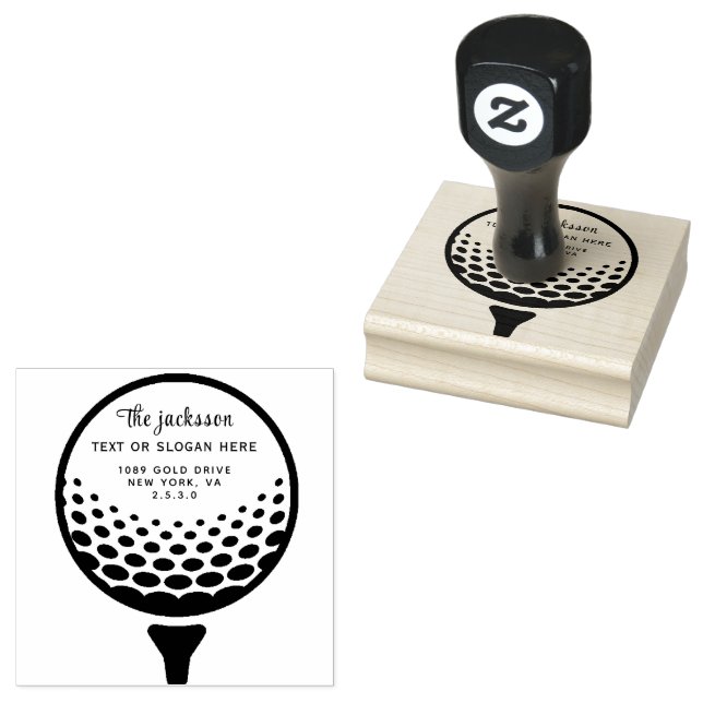 Golf Stämpel (Stämplad)