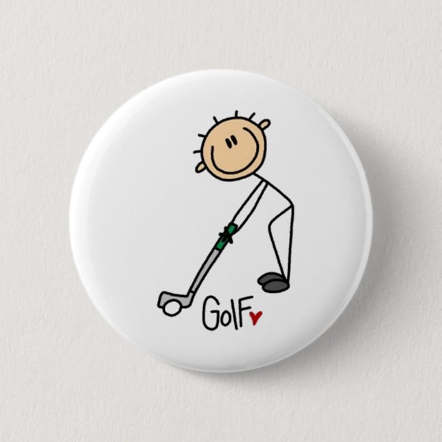 Golf Stick figur Knapp (Framsida)