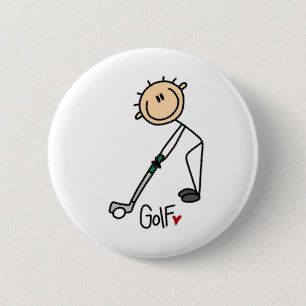 Golf Stick figur Knapp
