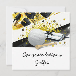 Golf Studenten Card - Grattis Student