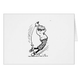 Golf Swing Hälsningskort
