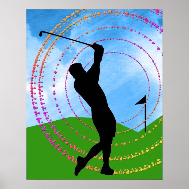 Golf Swing Poster (Framsidan)