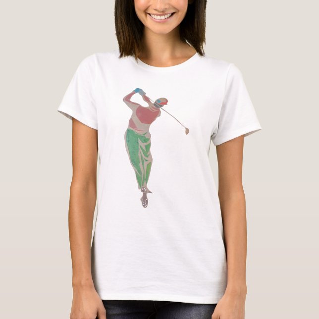 Golf Swing Vintage T Shirt (Framsida)