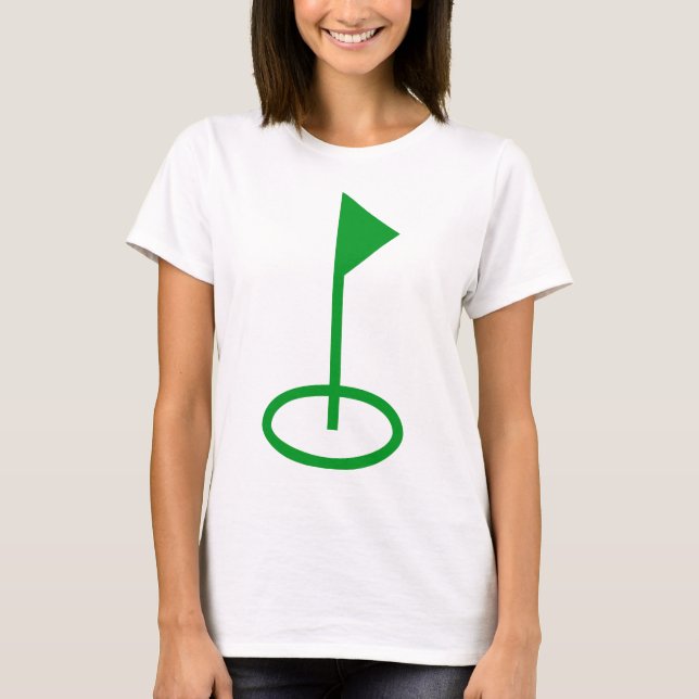 Golf Symbol T Shirt (Framsida)