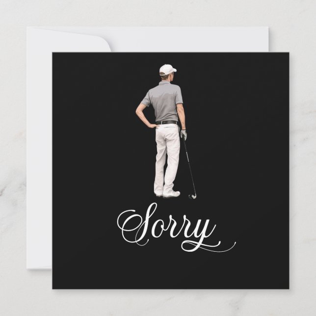 Golf sympati för din bil som gått förlorad kort (Framsida)