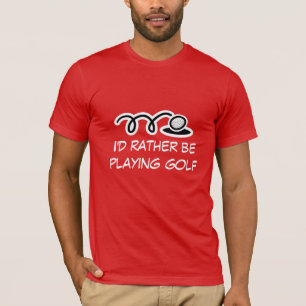 Golf t-shirt med rolig citat