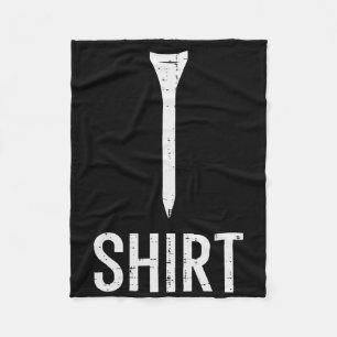 Golf T-shirt Rolig golfskämt Golfpappa Män Fleecefilt