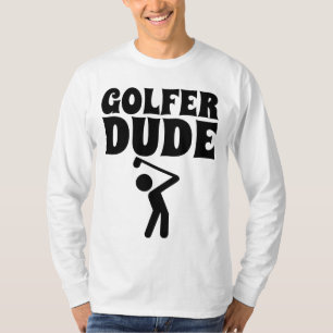 GOLF T-SHIRTS FÖR MANAR, GOLFER DUDE
