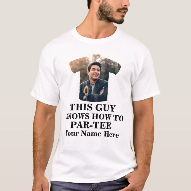 Golf t-skjortformens fotokille vet hur man parfyme t shirt (Framsida)