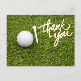 Golf-tack, ditt kort med golf boll T