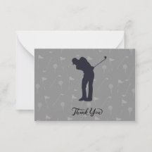 Golf Tack för att du kom till begravningen